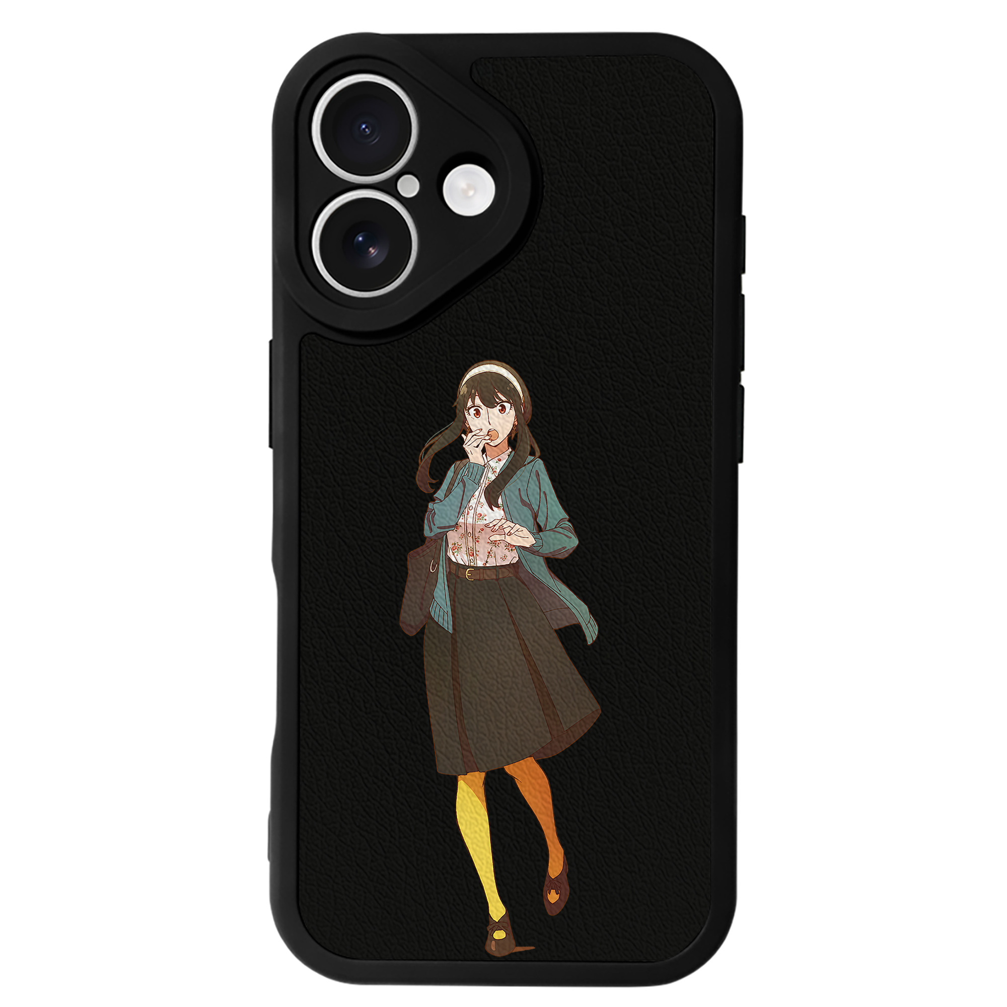 （画像用） SPY×FAMILY间谍家家酒 【iPhone 16シリーズ対応】シリコンスマホケース（レザー調） 材質：シリコン